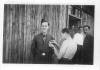 Mitch Mullholland gets his wings at POW Camp.  WWII