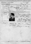 T.J. Roberts POW ID card - World War 2