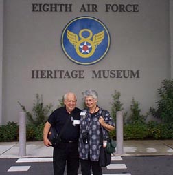 Entrance to 8th Air Force Heritage museum in Savannah, GA.
