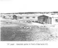 Barracks in "A" Lager at German POW camp