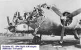 Damaged B-17 of the 398th during World War II