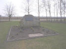 Back view of memorial