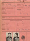 Major Fred Bronson - POW ID card