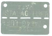 Capt. Carson's German POW dog tags