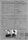 Paul Daugherty Prisoner of War ID card - World War II