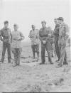 Sharing guard duty with the Russians after liberation at Stalag Luft I