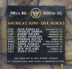 Memorial Plaque in Savannah for Dad and his crew