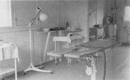 Operating room at Stalag Luft I