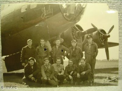 B-17 Judy with crew 1943