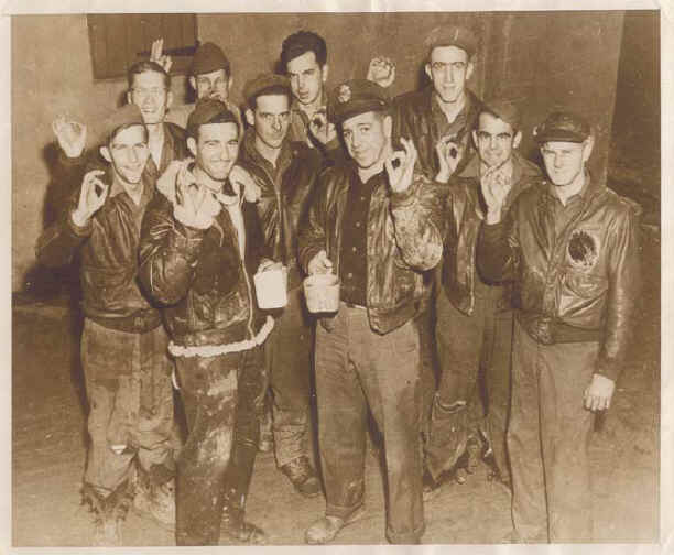 Phern Stout and crew of Judy in World War II
