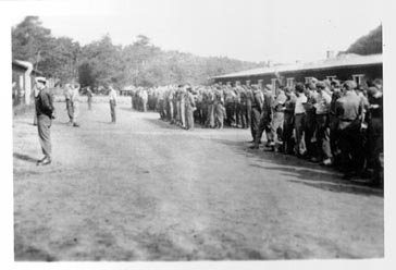 Roll Call at Stalag Luft I - German POW Camp in world war II