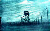 A guard tower at Stalag Luft I