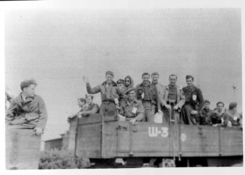 Some got to ride - Liberation Day at Stalag Luft I