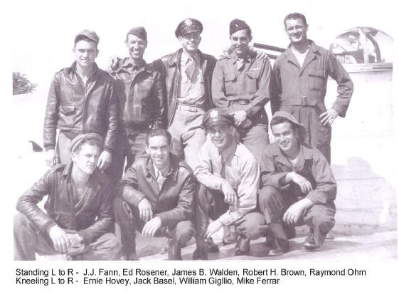 Robert H. Brown B-17 crew of World War II