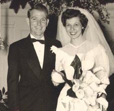 Dick and Peggy Williams - Wedding Day - March 3, 1949